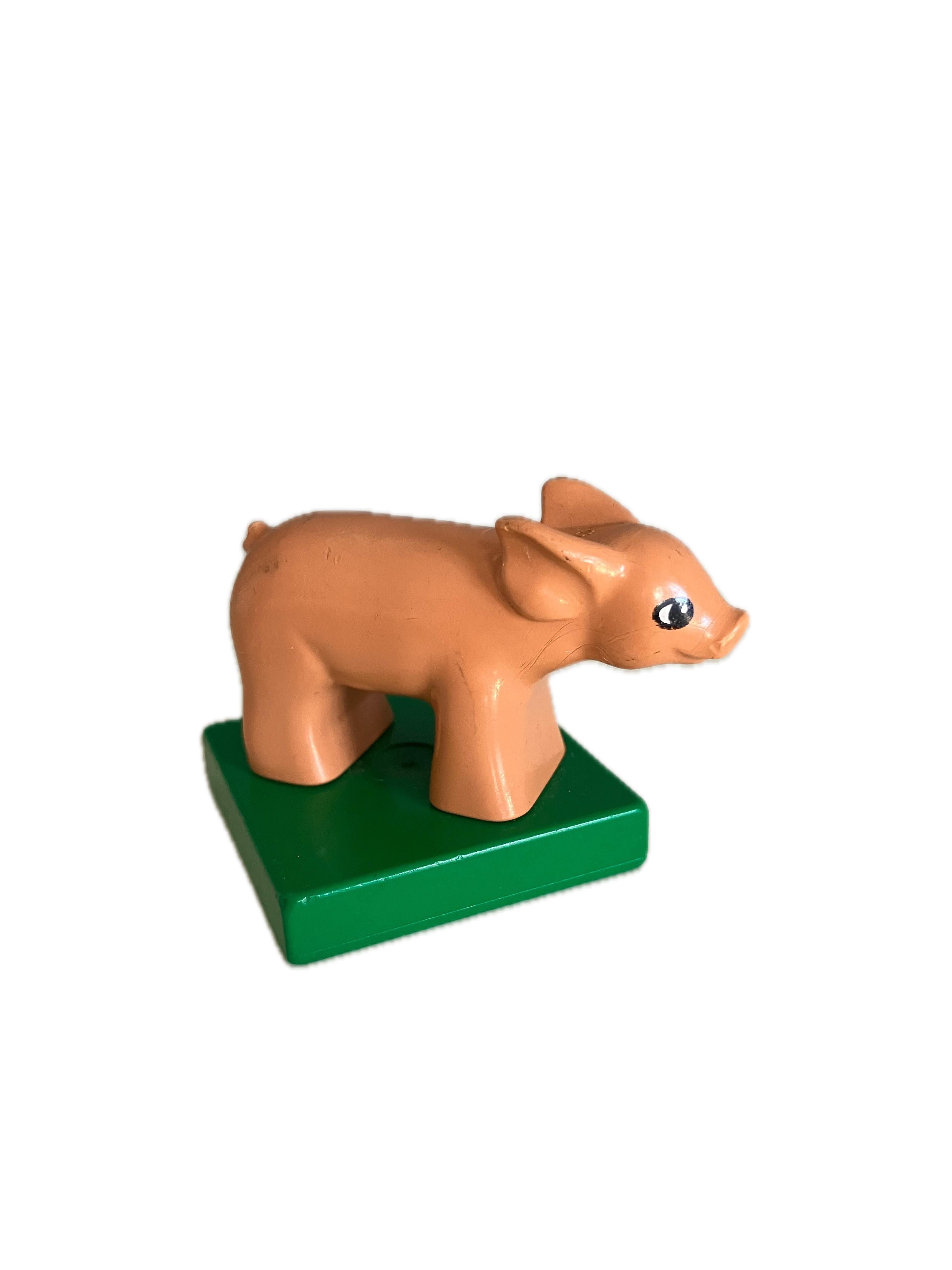 Lego Duplo prase, prasátko malé na podstavci - 2.JAKOST